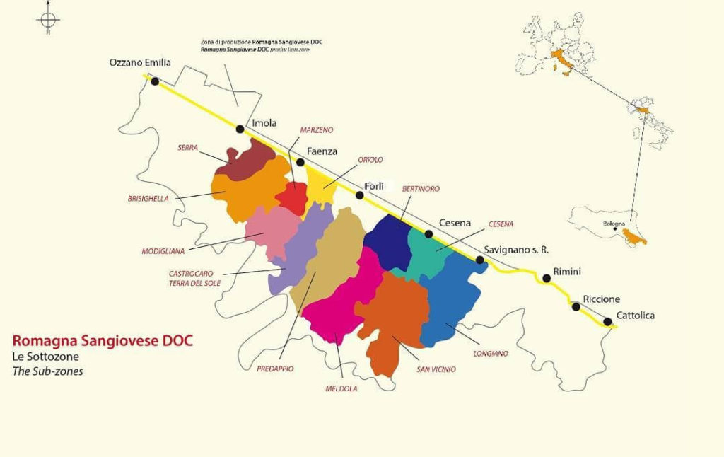 Romagna sottozone mga